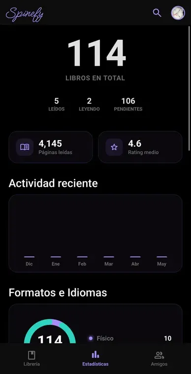 Spinefy app screenshot